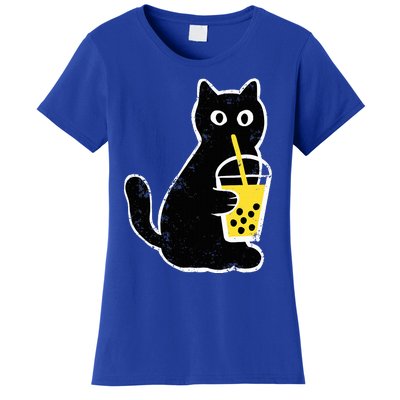 Cat Boba Funny Anime Japanese Women's T-Shirt