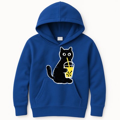 Cat Boba Funny Anime Japanese Kids Hoodie