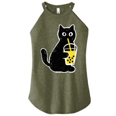 Cat Boba Funny Anime Japanese Women’s Perfect Tri Rocker Tank