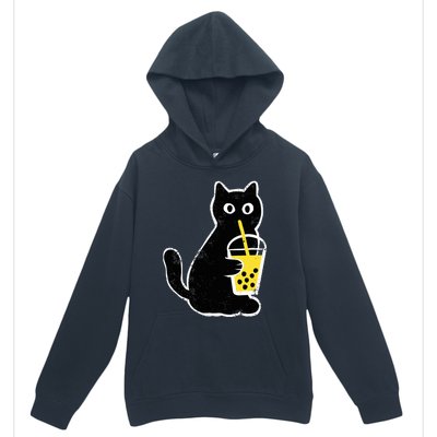 Cat Boba Funny Anime Japanese Urban Pullover Hoodie