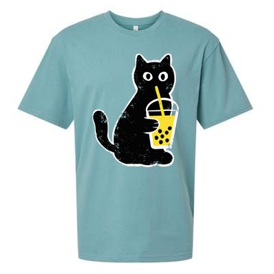 Cat Boba Funny Anime Japanese Sueded Cloud Jersey T-Shirt