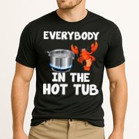 Crawfish Boil Funny Crayfish Everybody In The Hot Tub Cooling Performance Crew T-Shirt