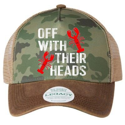 Crawfish Boil Funny Crayfish Off With Their Heads Crawfish Legacy Tie Dye Trucker Hat