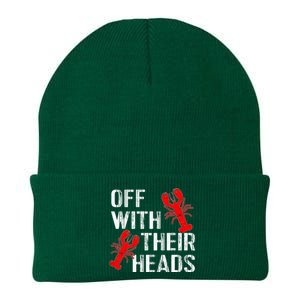 Crawfish Boil Funny Crayfish Off With Their Heads Crawfish Knit Cap Winter Beanie