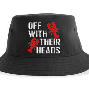 Crawfish Boil Funny Crayfish Off With Their Heads Crawfish Sustainable Bucket Hat