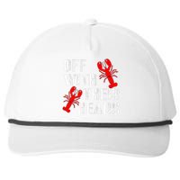 Crawfish Boil Funny Crayfish Off With Their Heads Crawfish Snapback Five-Panel Rope Hat