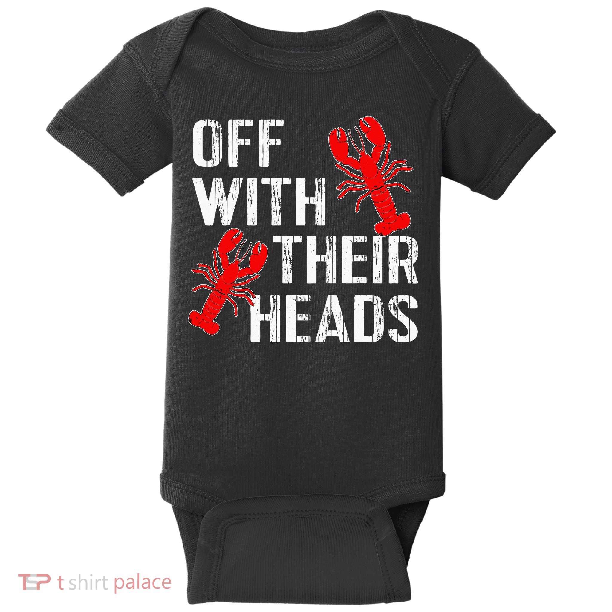 Crawfish Boil Funny Crayfish Off With Their Heads Crawfish Baby Bodysuit