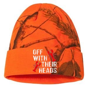 Crawfish Boil Funny Crayfish Off With Their Heads Crawfish Kati Licensed 12" Camo Beanie