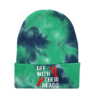 Crawfish Boil Funny Crayfish Off With Their Heads Crawfish Tie Dye 12in Knit Beanie