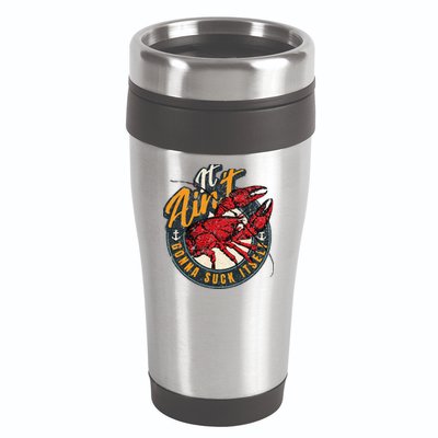 Crawfish Boil Funny Suck Itself Bayou Cajun Seafood Festival 16oz Travel Tumbler