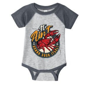 Crawfish Boil Funny Suck Itself Bayou Cajun Seafood Festival Infant Baby Jersey Bodysuit