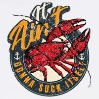 Crawfish Boil Funny Suck Itself Bayou Cajun Seafood Festival Cooling Performance Crew T-Shirt