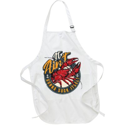 Crawfish Boil Funny Suck Itself Bayou Cajun Seafood Festival Apron