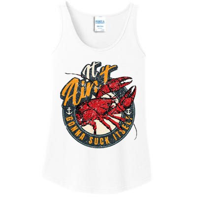 Crawfish Boil Funny Suck Itself Bayou Cajun Seafood Festival Ladies Essential Tank