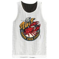 Crawfish Boil Funny Suck Itself Bayou Cajun Seafood Festival Mesh Reversible Basketball Jersey Tank