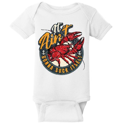 Crawfish Boil Funny Suck Itself Bayou Cajun Seafood Festival Baby Bodysuit