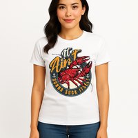 Crawfish Boil Funny Suck Itself Bayou Cajun Seafood Festival Womens T-Shirt