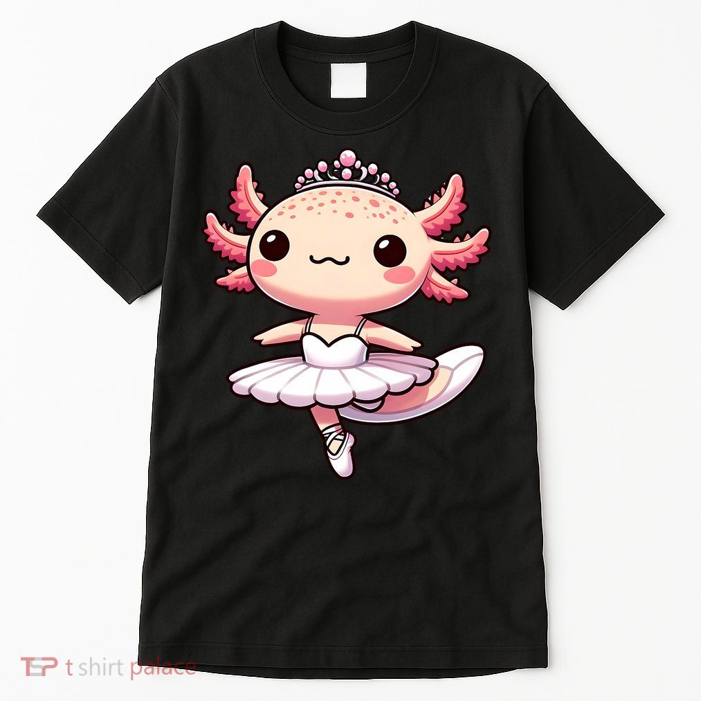 Cute Ballerina Funny Ballet Cute Axolotl Funny Dance Tall T-Shirt