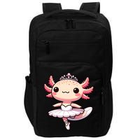 Cute Ballerina Funny Ballet Cute Axolotl Funny Dance Impact Tech Backpack