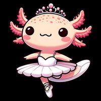 Cute Ballerina Funny Ballet Cute Axolotl Funny Dance Impact Tech Backpack