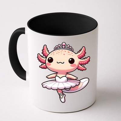 Cute Ballerina Funny Ballet Cute Axolotl Funny Dance Mug