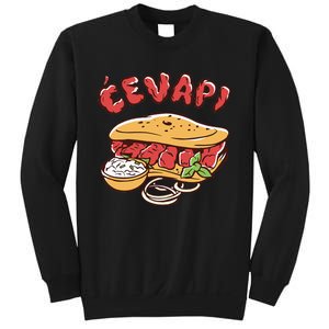 Cevapi Balkan Food Cevapcici Balkan Kitchen Cevape Sweatshirt