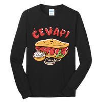 Cevapi Balkan Food Cevapcici Balkan Kitchen Cevape Tall Long Sleeve T-Shirt