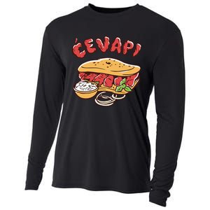 Cevapi Balkan Food Cevapcici Balkan Kitchen Cevape Cooling Performance Long Sleeve Crew