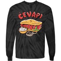 Cevapi Balkan Food Cevapcici Balkan Kitchen Cevape Tie-Dye Long Sleeve Shirt