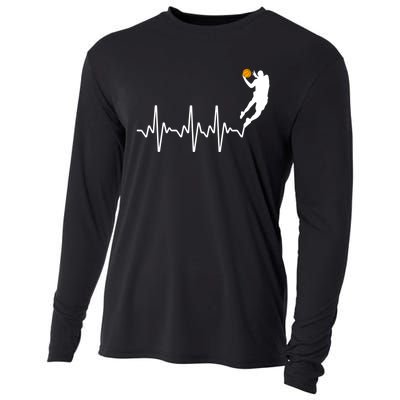 Cute Basketball For Men Women Player Coach Basketball Lovers Cooling Performance Long Sleeve Crew