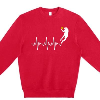 Cute Basketball For Men Women Player Coach Basketball Lovers Premium Crewneck Sweatshirt