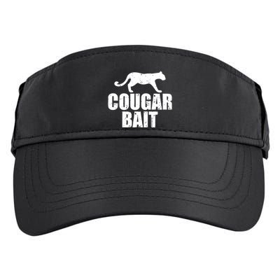 Cougar Bait Funny Gift Cougar Hunting Fishing Dirty Joke Gift Adult Drive Performance Visor