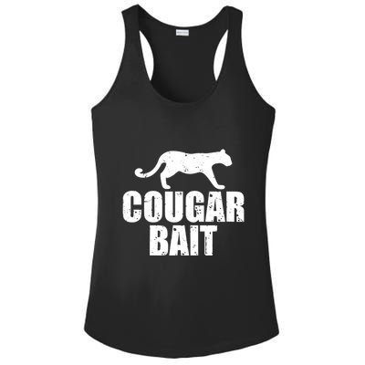 Cougar Bait Funny Gift Cougar Hunting Fishing Dirty Joke Gift Ladies PosiCharge Competitor Racerback Tank