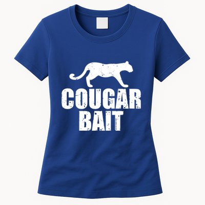 Cougar Bait Funny Gift Cougar Hunting Fishing Dirty Joke Gift Womens T-Shirt