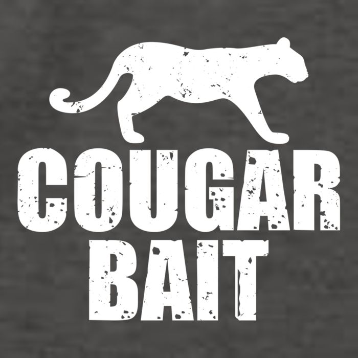 Cougar Bait Funny Gift Cougar Hunting Fishing Dirty Joke Gift Vector Backpack