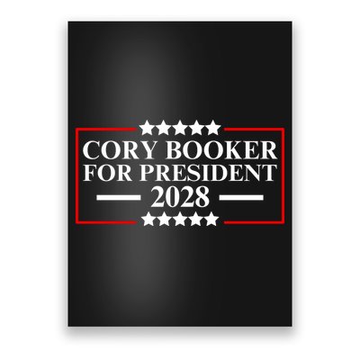 Cory Booker For President 2028 Poster