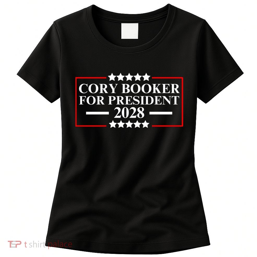 Cory Booker For President 2028 Womens T-Shirt