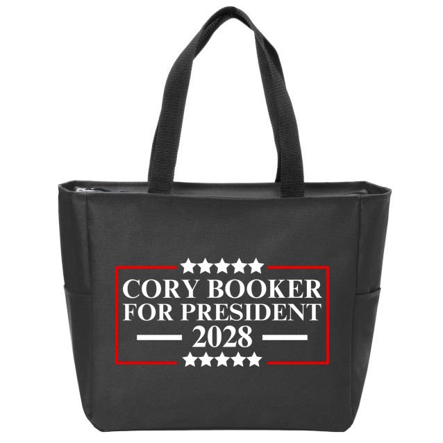 Cory Booker For President 2028 Zip Tote Bag