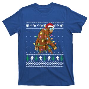 Christmas Bigfoot Funny Ugly Xmas Gift T-Shirt