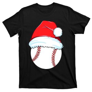 Christmas Baseball For Ball Santa T-Shirt