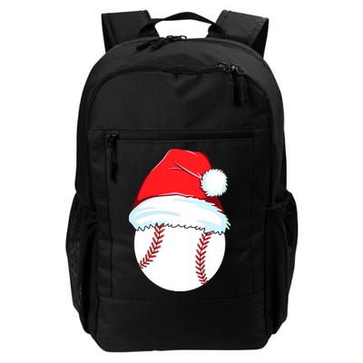 Christmas Baseball For Ball Santa Backpack