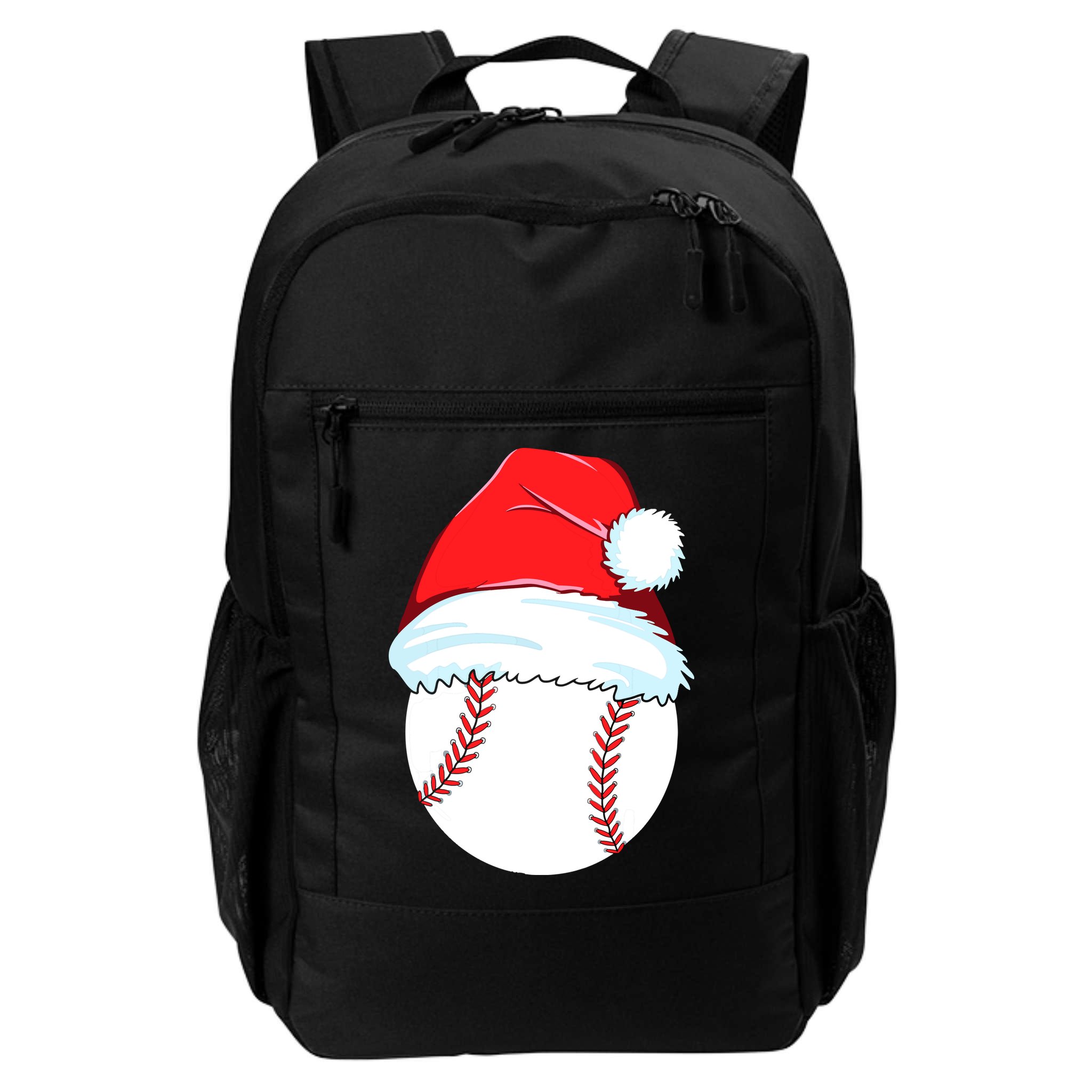 Christmas Baseball For Ball Santa Backpack