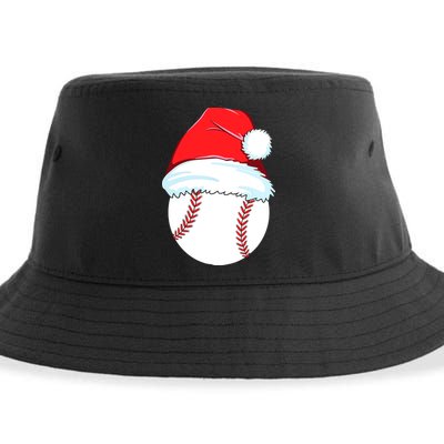 Christmas Baseball For Ball Santa Sustainable Bucket Hat