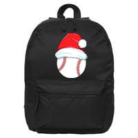 Christmas Baseball For Ball Santa 16 in Basic Backpack