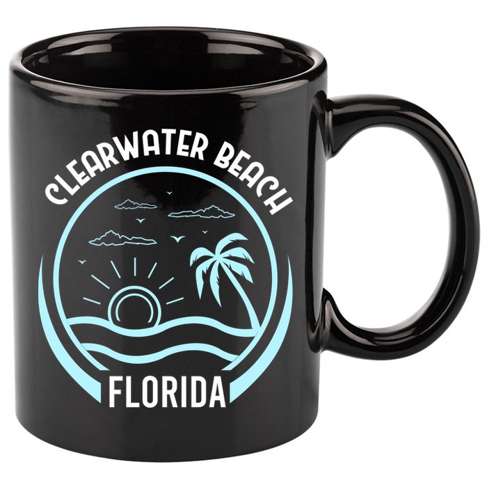 Clearwater Beach Florida 11oz C Handle Ceramic Mug
