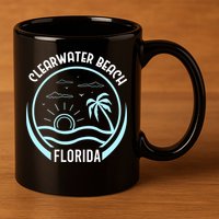 Clearwater Beach Florida 11oz C Handle Ceramic Mug
