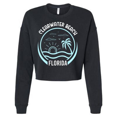 Clearwater Beach Florida Cropped Pullover Crew