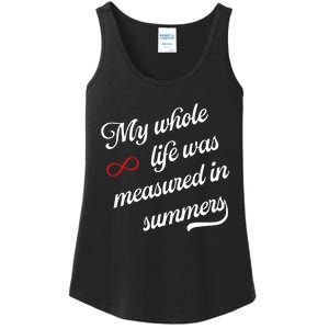 Cousins Beach Forever My Whole Life Was Measured In Summers Ladies Essential Tank