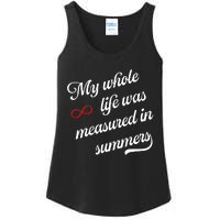 Cousins Beach Forever My Whole Life Was Measured In Summers Ladies Essential Tank