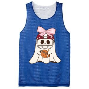 Coquette Bow Funny Ghost Spooky Season Halloween Football Gift Mesh Reversible Basketball Jersey Tank